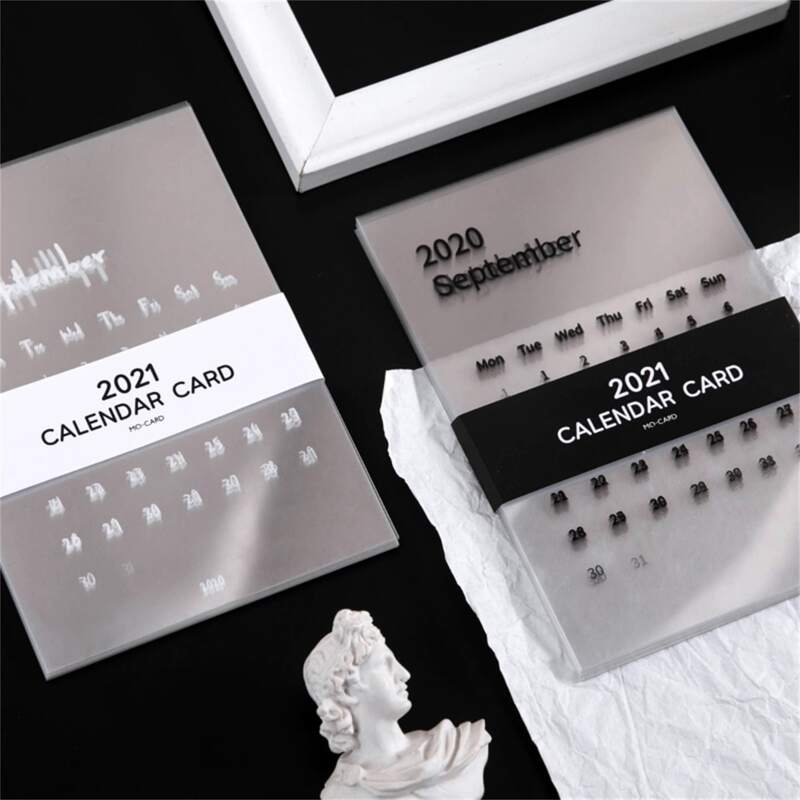 

16sheets Random 2021 Calendar Card, Multicolor
