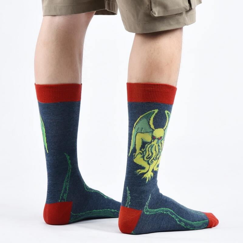 

Guys Cartoon Graphic Socks, Multicolor