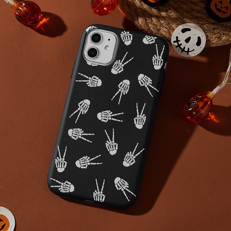 

Skeleton Hand iPhone Case, Black