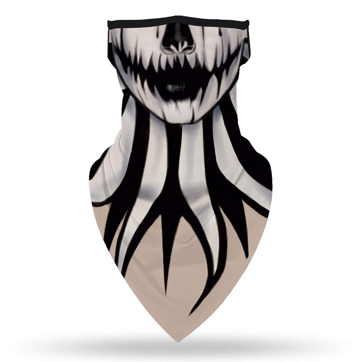 

Guys Figure Graphic Sun Protection For The Face, Black and white