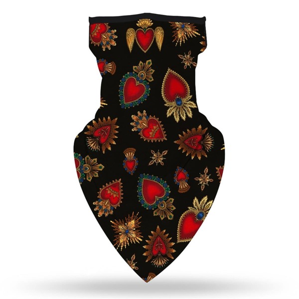 

Heart Pattern Sun Protection For The Face, Multicolor