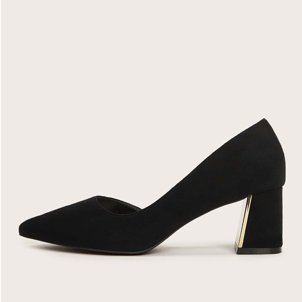 

Minimalist Chunky Pumps, Black