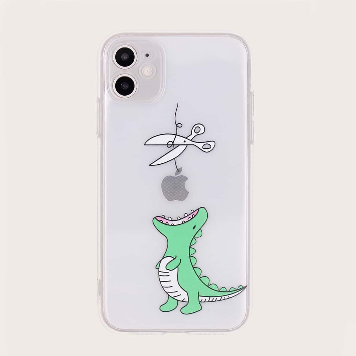 

Cartoon iPhone Case, Clear