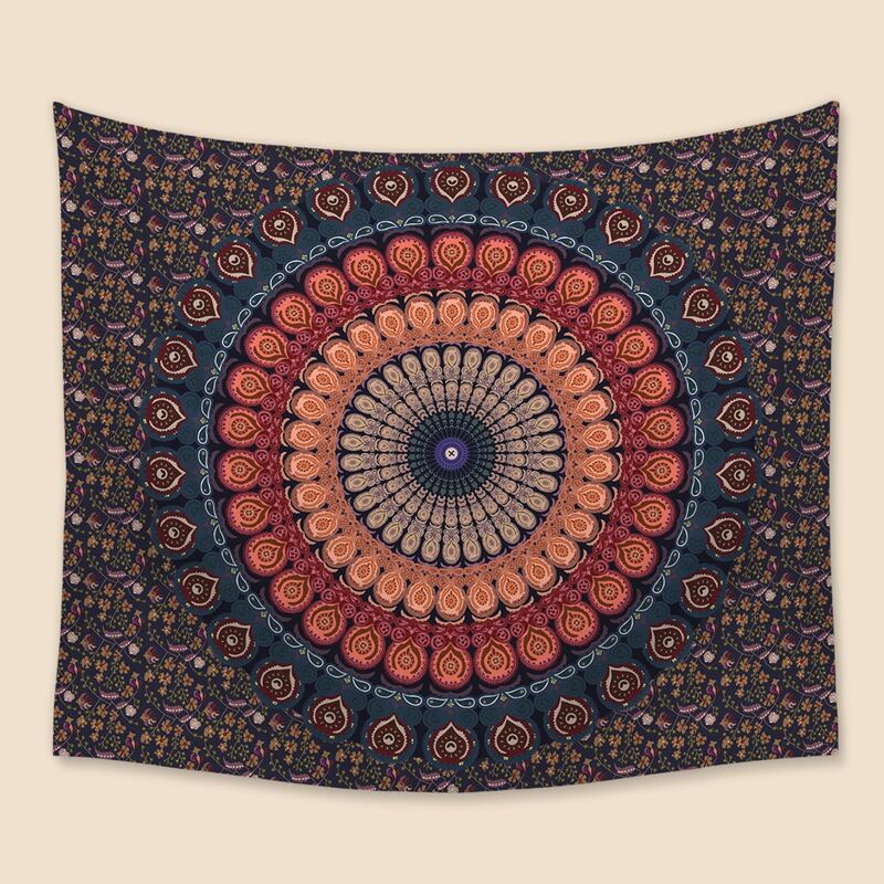 

Mandala Pattern Tapestry, Multicolor