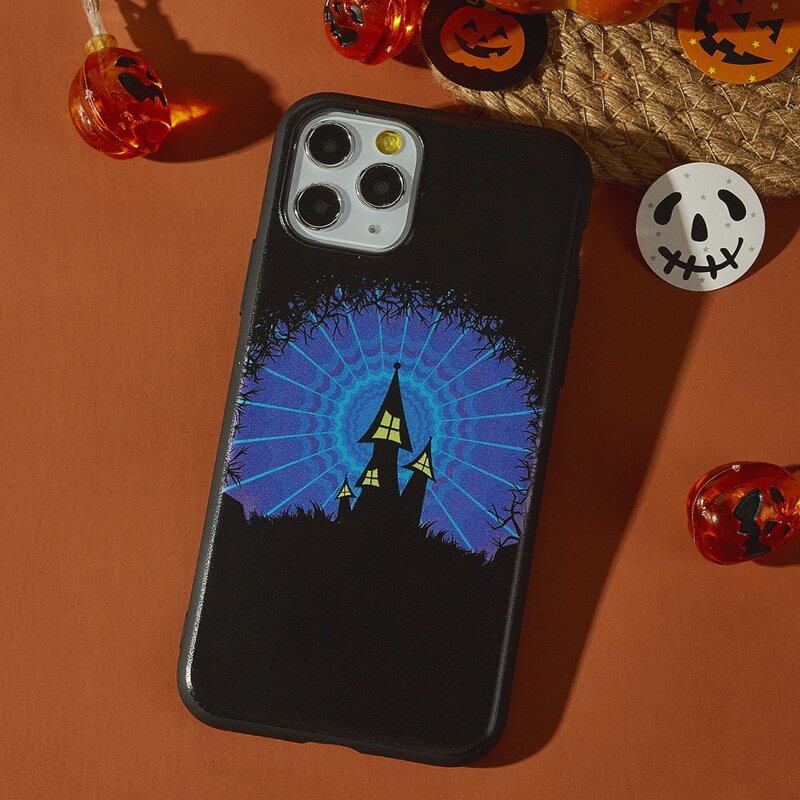

Halloween Castle iPhone Case, Black