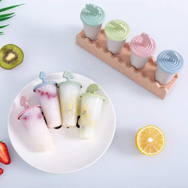 

1set DIY Popsicle Mold, Multicolor