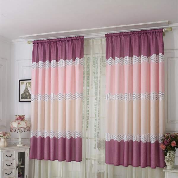 

Geometric Pattern Single Panel Curtain, Multicolor