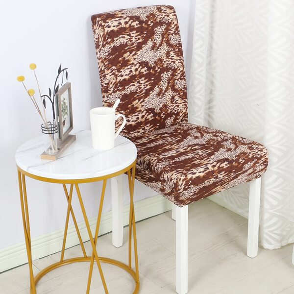 

Leopard Print Stretchy Chair Cover, Multicolor