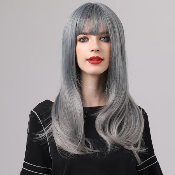 

Ombre Long Hair With Bang