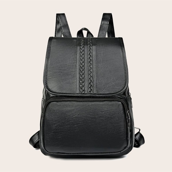 

Pocket Front Backpack, Black