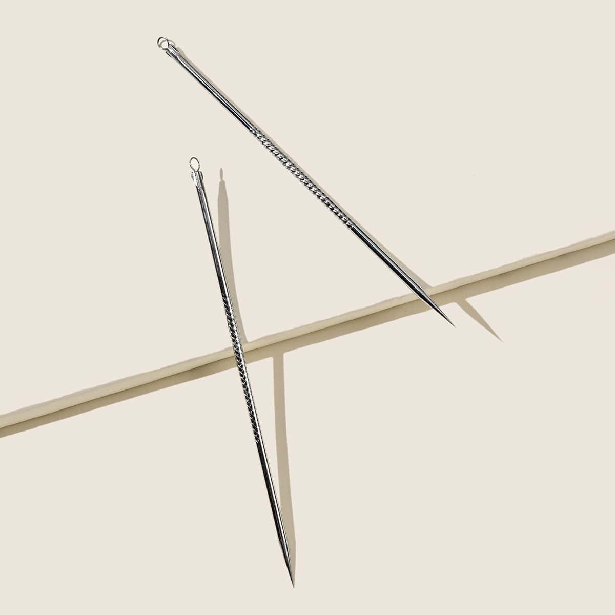 

2pcs Acne Needle, Silver