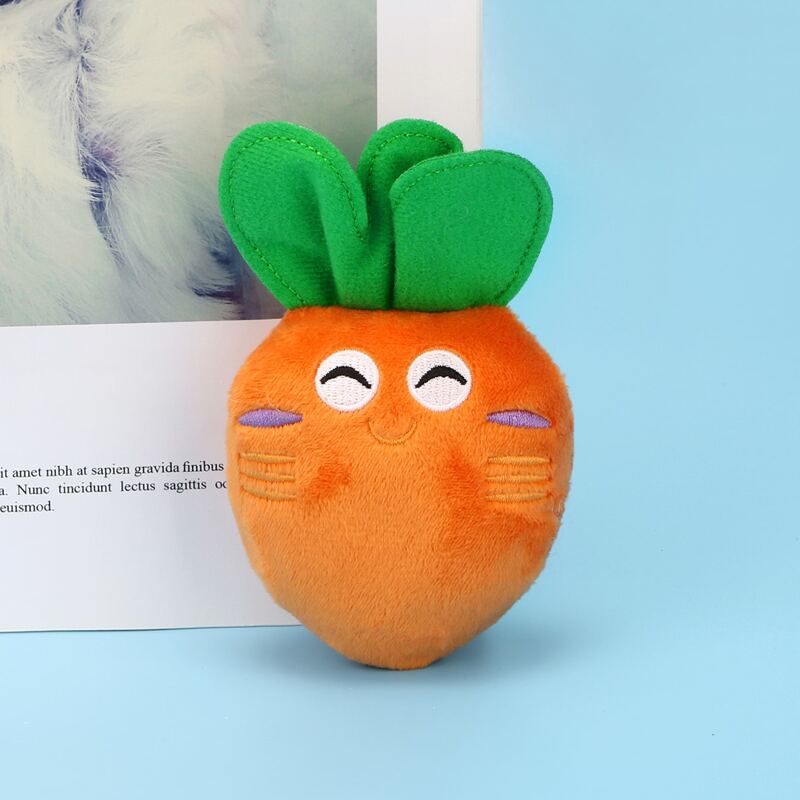 

Carrot Shaped Dog Chew Toy, Orange