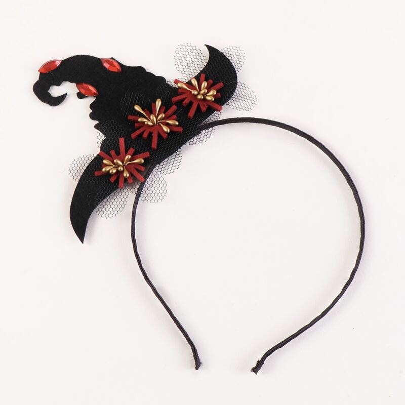 

Halloween Hat Decor Hair Hoop, Multicolor