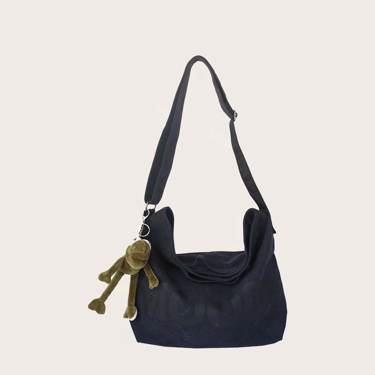 

Guys Letter Graphic Crossbody Bag, Black