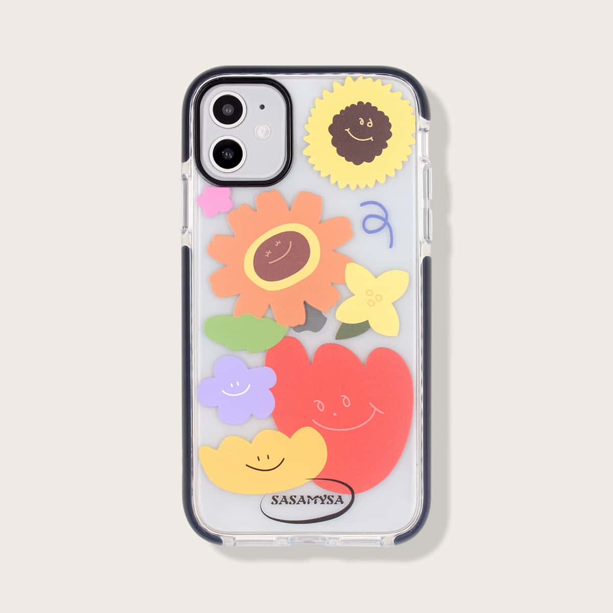 

Sunflower Clear iPhone Case, Multicolor