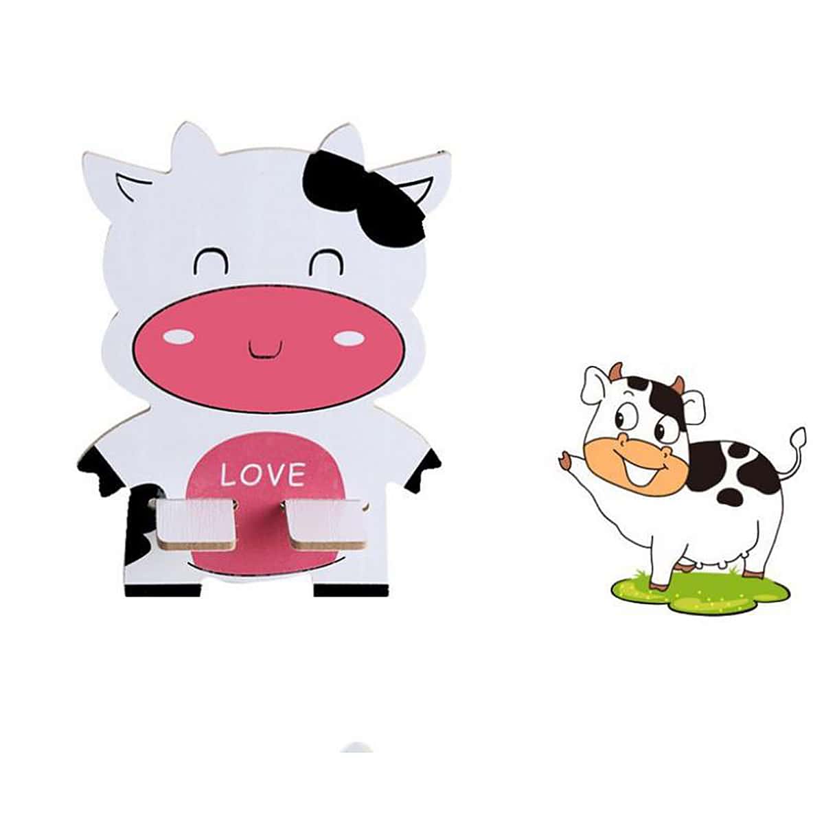 

1pc Cartoon Animal Phone Holder, Multicolor