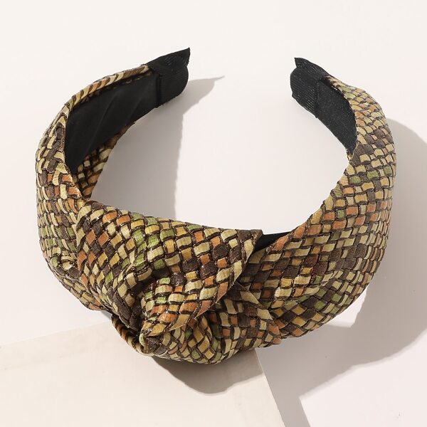 

Color Block Braided Hair Hoop, Multicolor