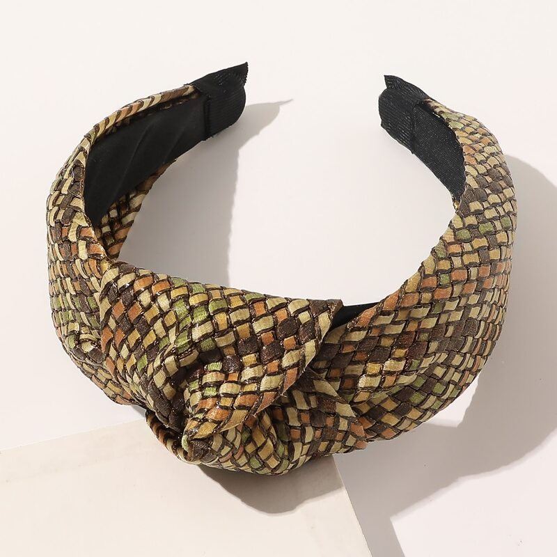 

Color Block Braided Hair Hoop, Multicolor