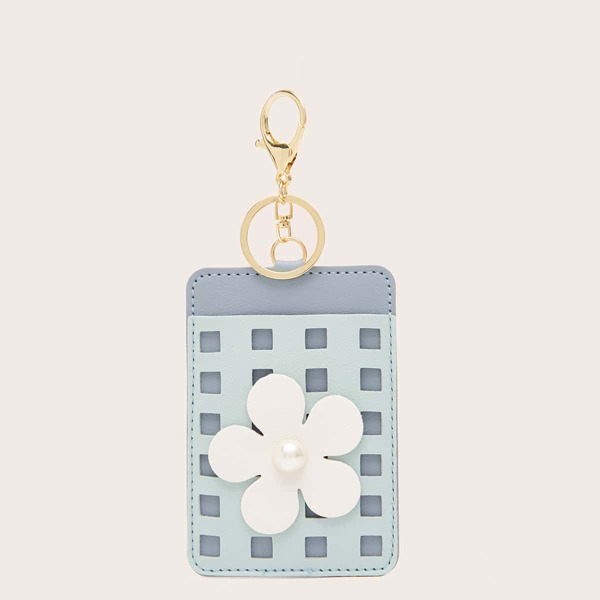 

Floral Decor Bag Accessory, Blue