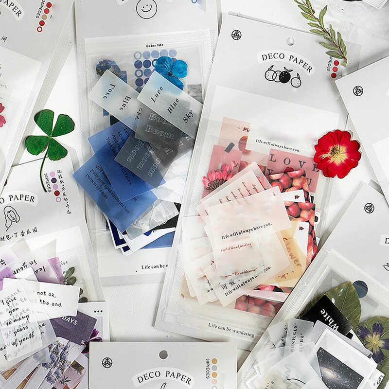 

33pcs Mixed Pattern Random Sticker, Multicolor