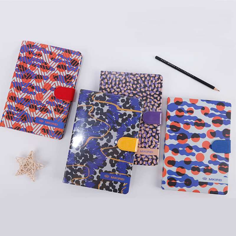 

1pack Graphic Print Cover Random Notebook, Multicolor
