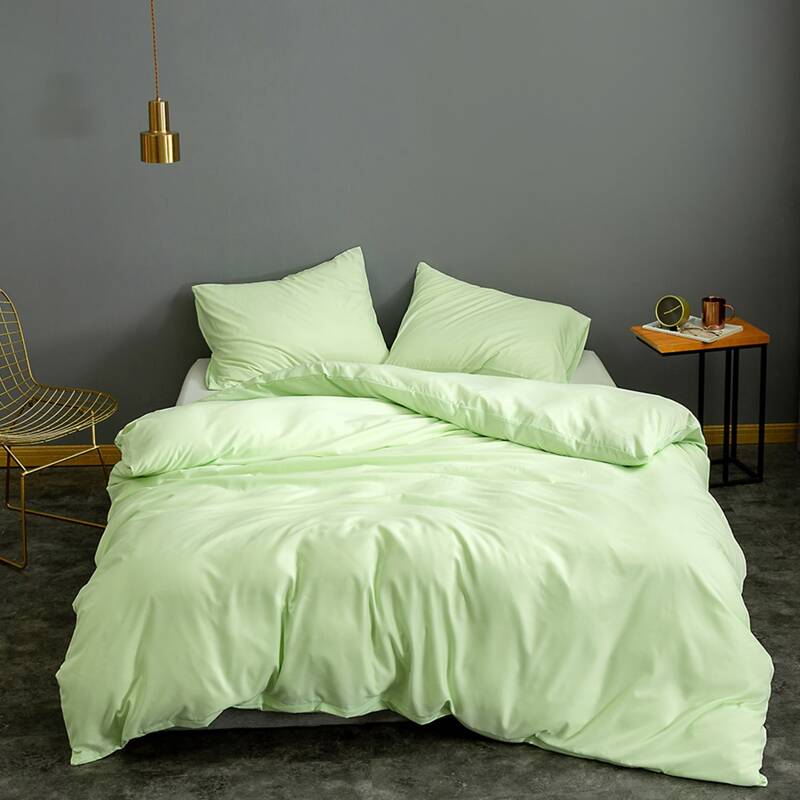

Solid Color Bedding Set Without Filler, Green