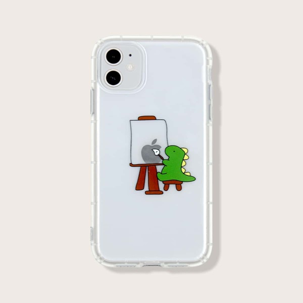 

Dinosaur Clear iPhone Case