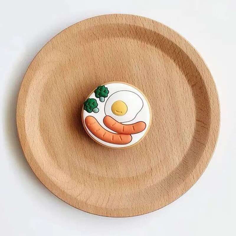 

Breakfast Design Phone Holder, Yellow