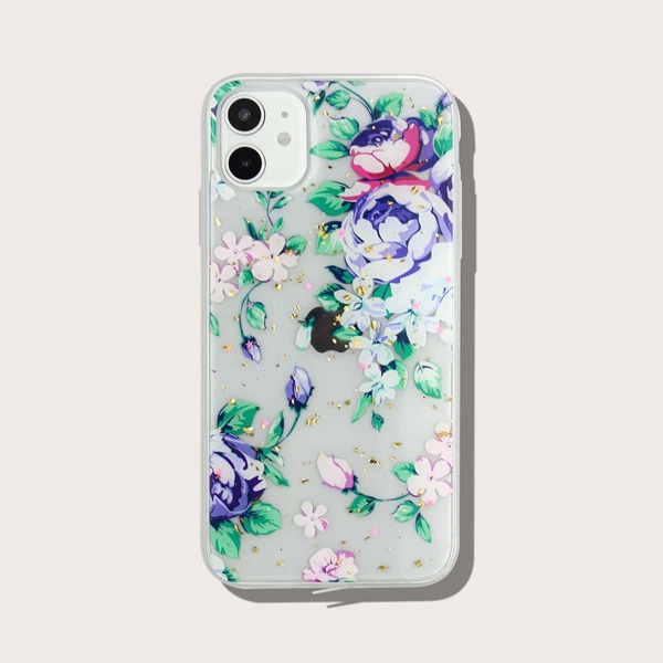 

Контрастный чехол для iPhone с золотой фольгой, Многоцветный