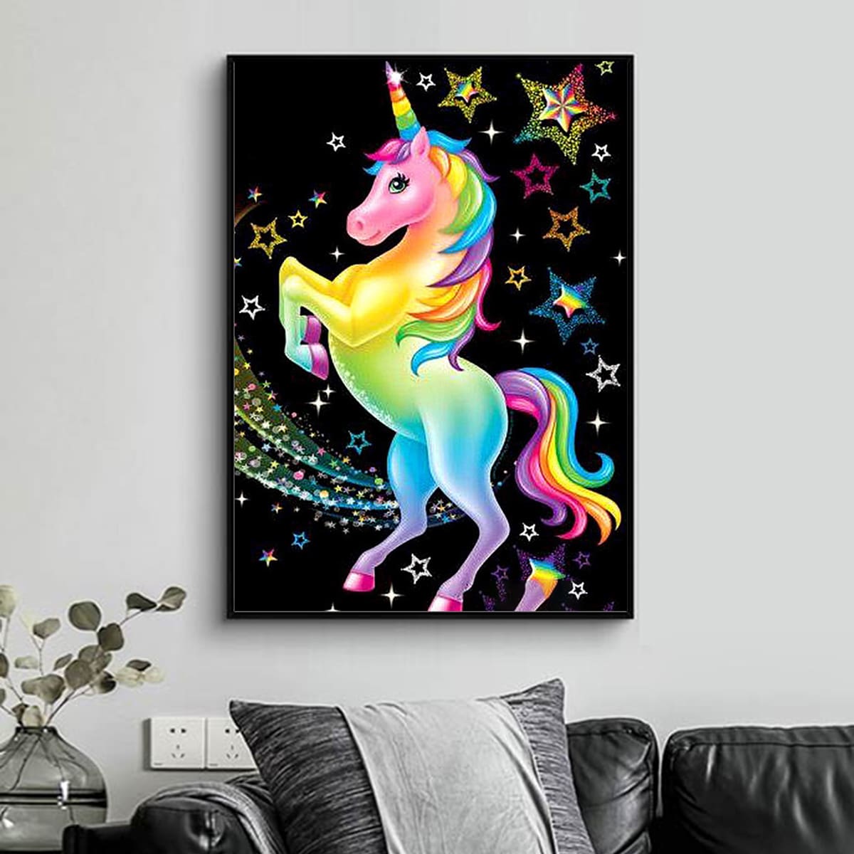 

Unicorn Pattern Diamond Painting, Multicolor