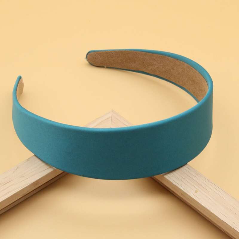 

Solid Wide Hair Hoop, Cadet blue