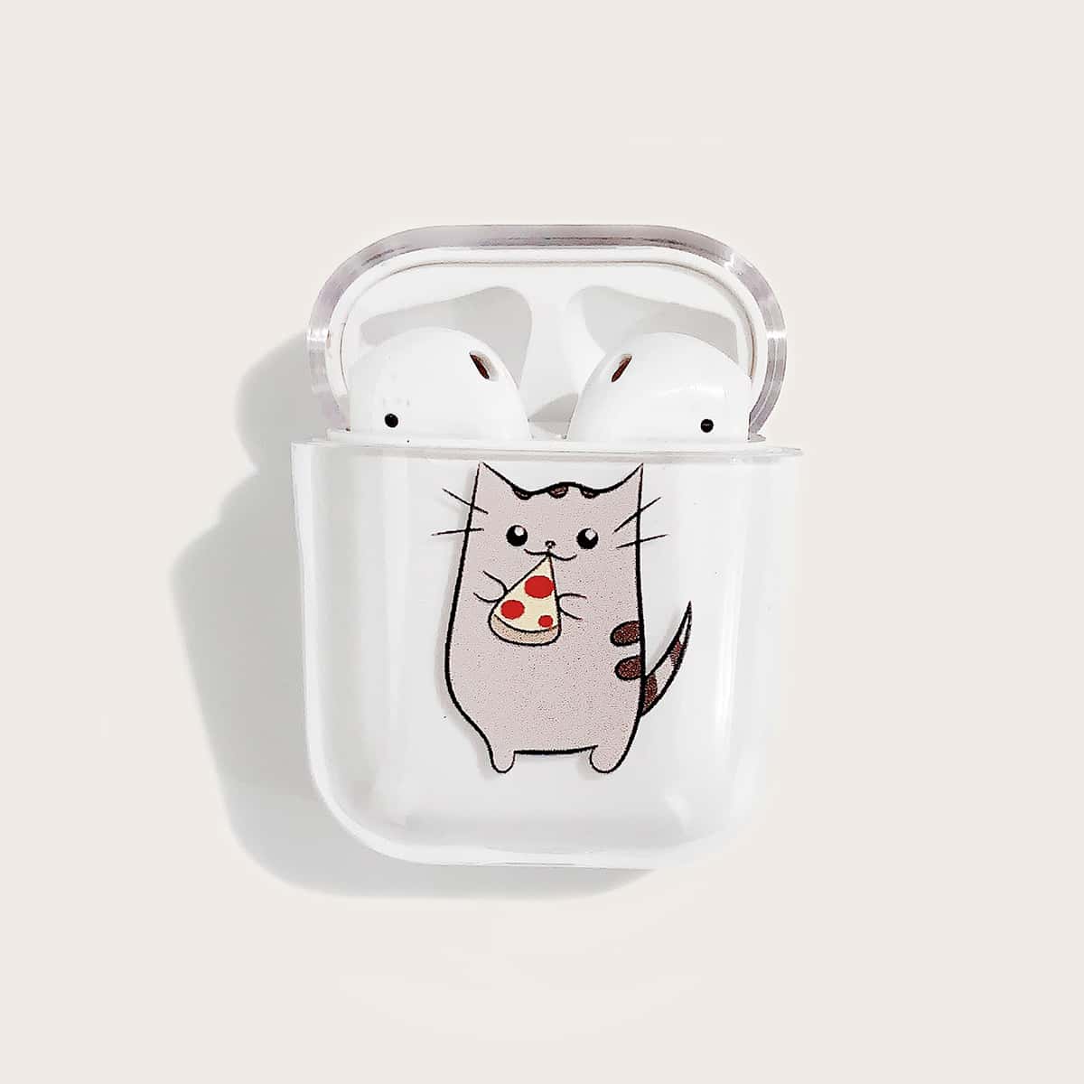 

Cat Clear Airpods Case