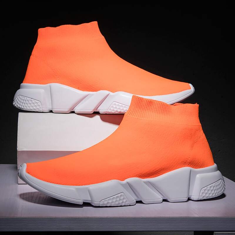 

Guys Wide Fit Slip On Sneakers, Orange