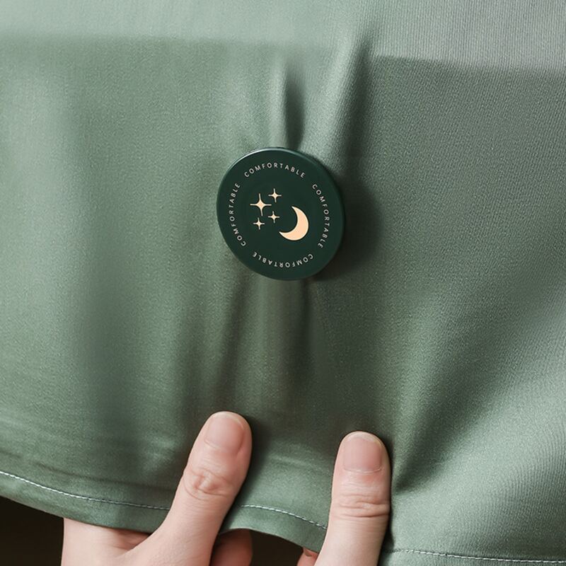 

1pc Round Bed Sheet Gripper Clip, Green