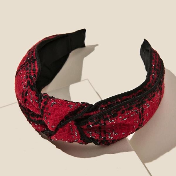 

Knot Decor Hair Hoop, Red
