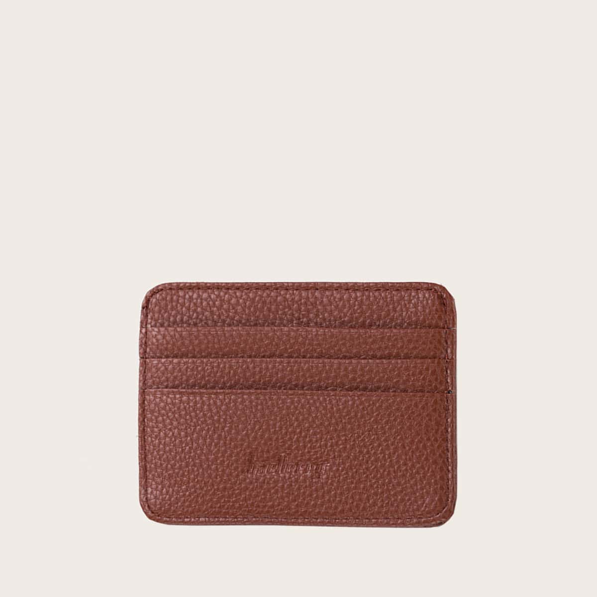 Ultra Thin Card Holder, Mocha brown