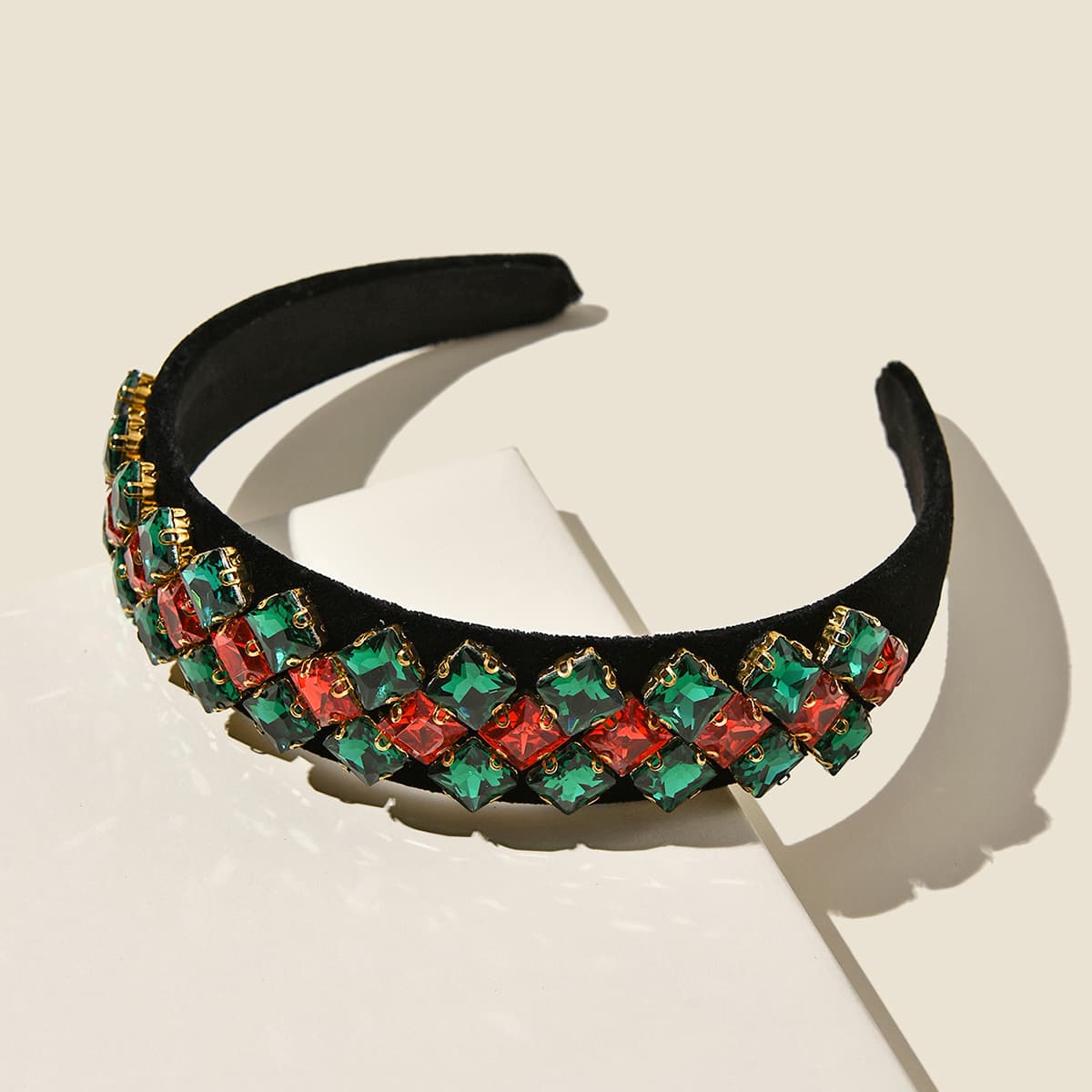 

Gemstone Decor Hair Hoop, Multicolor