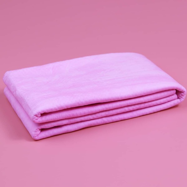 

Solid Dog Absorbent Towel, Pink