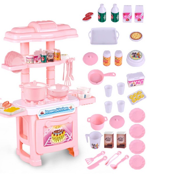 

Детская мини кухонная игрушка 1 компл, Розовые