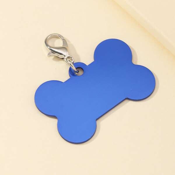 

Engravable Dog ID Tag, Blue