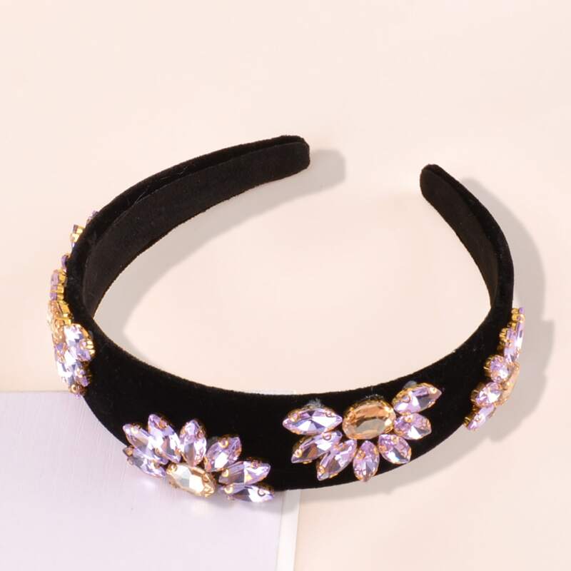 

Gemstone Decor Hair Hoop, Pink