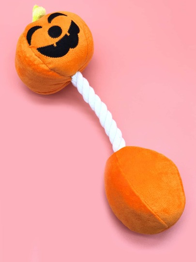 Игрушка для собак с тыквой на Хэллоуин