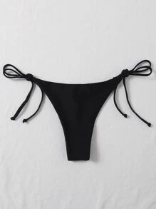 SHEIN Swim Bikini Tanga mit seitlichem Band
