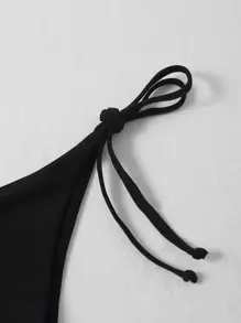 SHEIN Swim Bikini Tanga mit seitlichem Band