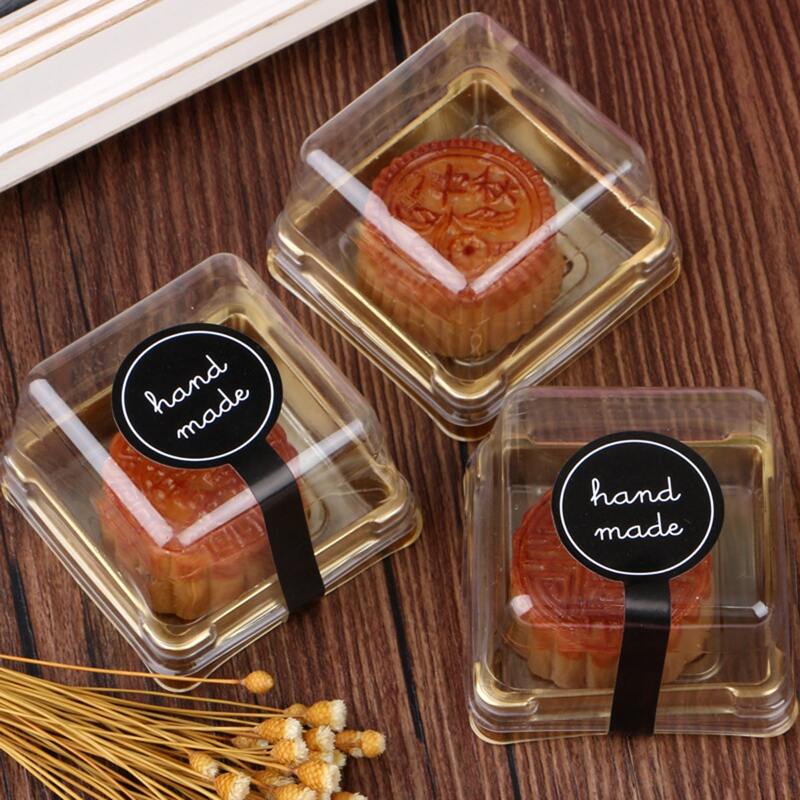 

100pcs Packaging Sticker, Black