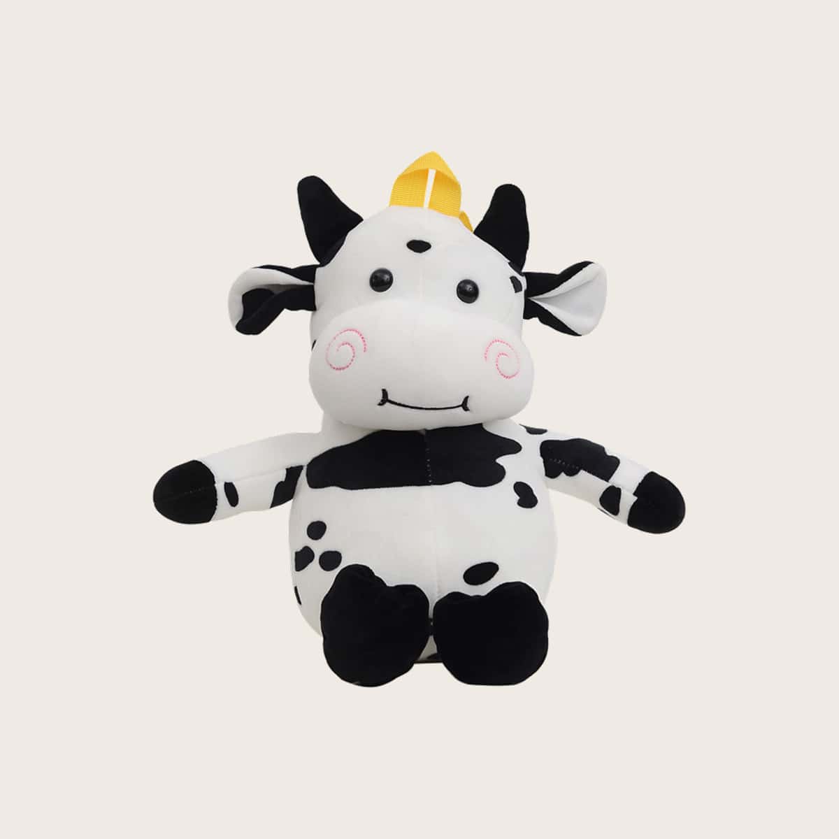 

Cartoon Cow Backpack, Black and white