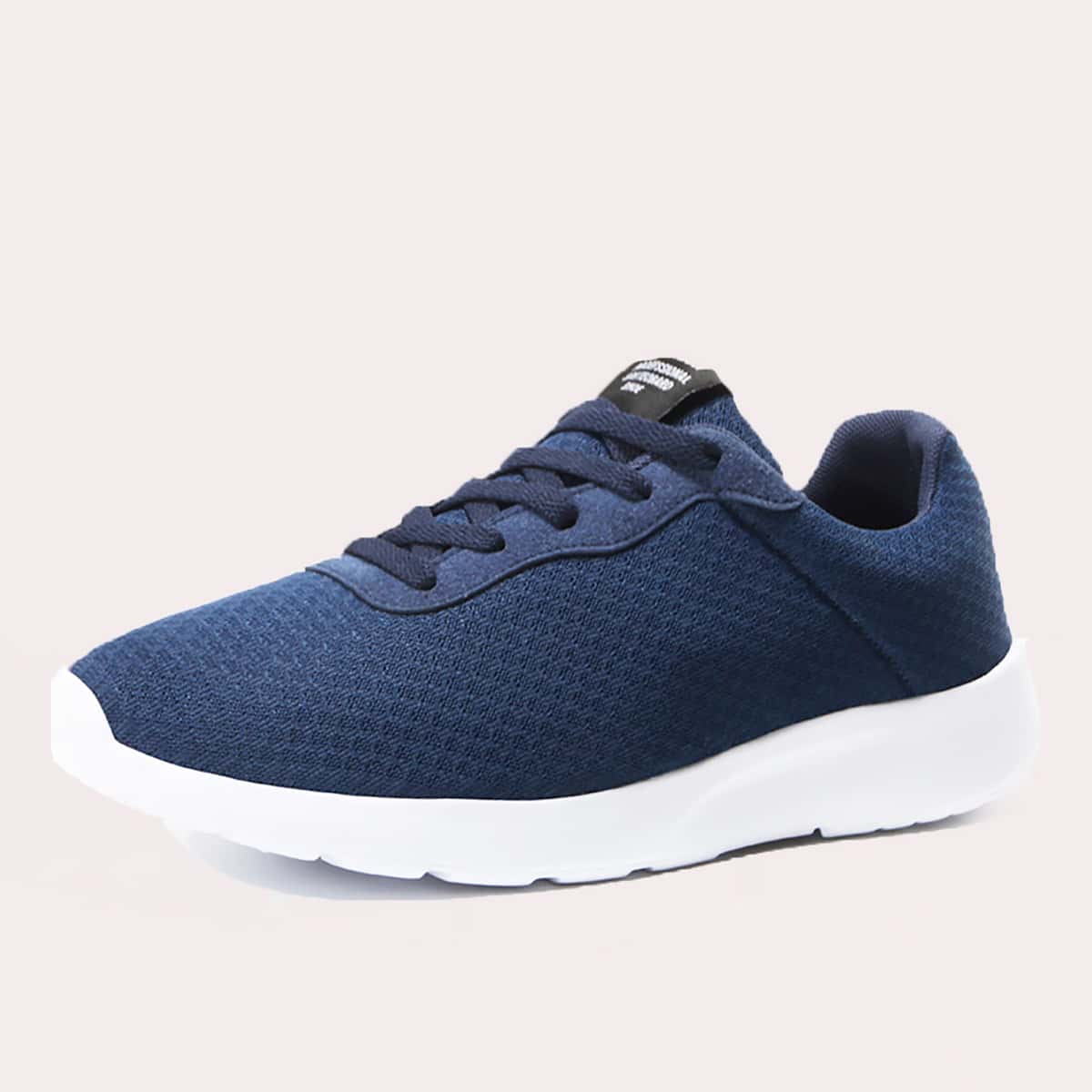 

Men Lace-up Front Wide Fit Sneakers, Blue