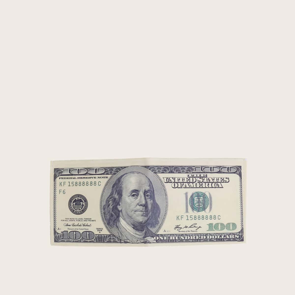 

Money Shaped Short Purse, Yellow