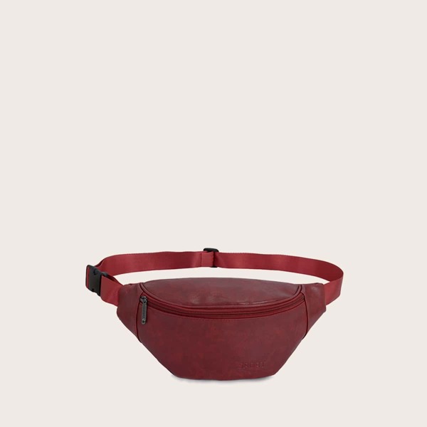 

Letter Embossed Fanny Pack, Burgundy