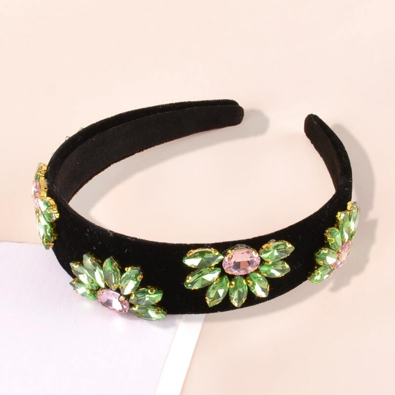 

Gemstone Decor Hair Hoop, Green